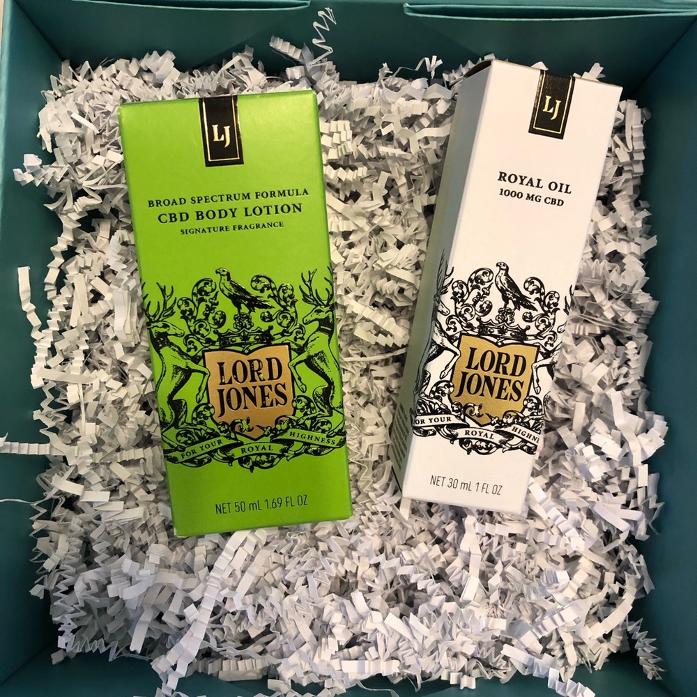 Lord Jones oil and body lotion unopened brand new